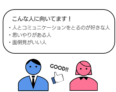 障がい福祉業こんな人に向いてます