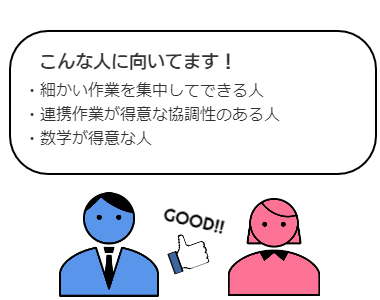 電気機械器具製造業こんな人に向いてます